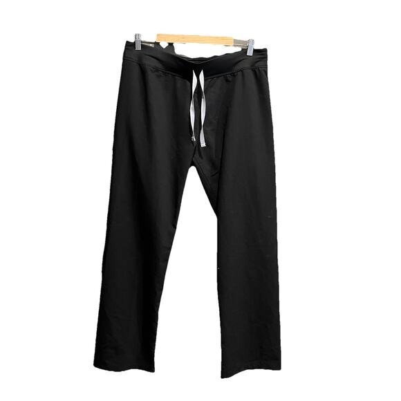 FIGS Technical Collection Black Livingston Basic Women's Scrubs Pants Size Large - Picture 1 of 5